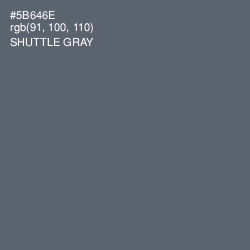 #5B646E - Shuttle Gray Color Image